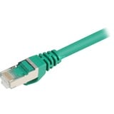 Sharkoon Câble RJ45  mâle > RJ45 mâle CAT.6 S/FTP Vert, 1,5 Mètre