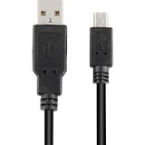 Sharkoon Câble USB 2.0, USB-A mâle > Mini USB mâle Noir, 1,0 Mètre, double blindage