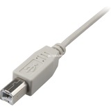 Sharkoon Câble USB A > USB B Gris, Mâle/Mâle