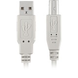 Sharkoon Câble USB A > USB B Gris, Mâle/Mâle