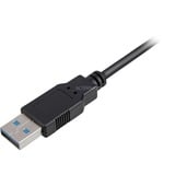 Sharkoon Câble d'extension USB 3.2 Gen 1, USB-A mâle > USB-A femelle Noir, 1 Mètre