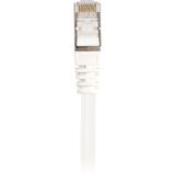 Sharkoon Câble réseau RJ-45 S/FTP Cat.6 Blanc, 15 mètres
