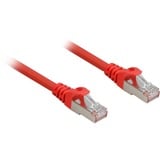 Sharkoon Câble réseau RJ-45 S/FTP Cat.6a Rouge, 5 mètres, sans halogène