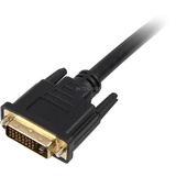Sharkoon DVI-D, Câble Noir, 1 mètre