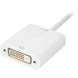 Sharkoon DisplayPort 1.2 > DVI24+1, Câble Blanc, 0,15 mètres