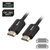 Sharkoon HDMI 2.0, Câble Noir, 2 mètres, 4K