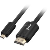 Sharkoon HDMI 2.0, Câble Noir, 1 mètre, 4K