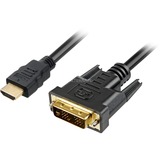 Sharkoon HDMI > DVI-D (18+1), Câble Noir, 1 mètre