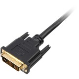 Sharkoon HDMI > DVI-D (18+1), Câble Noir, 1 mètre