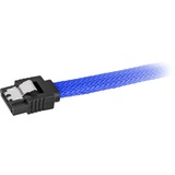 Sharkoon Sata III sleeve, Câble Bleu, 0,6 mètres