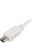 Sharkoon USB 2.0, Câble Blanc, 1 mètre, Double blindage