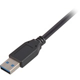 Sharkoon USB 3.0, Câble Noir, 2 mètres