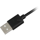 Sharkoon USB-A 2.0 90° > Micro-USB-B, Câble Noir, 1 mètre