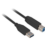Sharkoon USB-A 2.0 > Micro USB-B, Câble Noir, 3 mètres