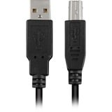 Sharkoon USB-A 2.0 > USB-B, Câble Noir, 1 mètre