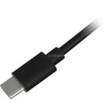 Sharkoon USB-A 2.0 > USB-C, Câble Noir, 1 mètre