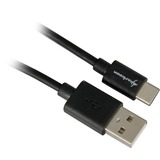Sharkoon USB-A 2.0 - USB-C, Câble Noir, 1,5 mètres