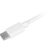 Sharkoon USB-A 2.0 - USB-C, Câble Blanc, 1,5 mètres