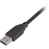 Sharkoon USB-A 3.0 > USB-B, Câble Noir, 5 mètres