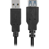 Sharkoon USB-A 3.0 > USB-B, Câble d'extension Noir, 3 mètres