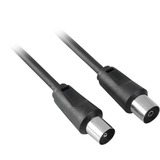 goobay 50912 câble coaxial 15 m IEC Noir Noir, 15 m, IEC, IEC, Noir