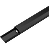 goobay 90723 protecteur de câbles Noir, Guide-câble Noir, Noir, 1,1 m, 33 mm