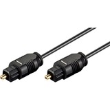 goobay AVK 216-100 1.0m câble de fibre optique 1 m toslink Noir Noir, 1 m, toslink, toslink
