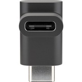 goobay Adaptateur prise USB-C > prise USB-C, 90°. Noir