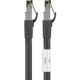 goobay Câble de raccordement Cat.8.1 S/FTP Noir, 0,5 mètre