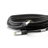 goobay Câble de raccordement Cat.8.1 S/FTP Noir, 0,5 mètre