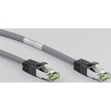 goobay Câble de raccordement Cat.8.1 S/FTP Gris, 0,5 mètre