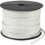 goobay Câble de raccordement RJ-45 F/UTP avec Cat.5e Gris, 100 mètres, Enrouleur de câble, Flexible