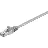 goobay Câble de raccordement RJ-45 F/UTP avec Cat.5e Gris, 15 mètres