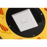 goobay Câble de raccordement RJ-45 S/FTP avec Cat.7a Orange, 90 mètres, câble de rallonge