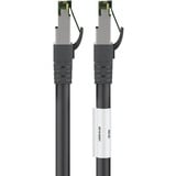 goobay Câble réseau S/FTP Cat.8.1 Noir, 2 mètres
