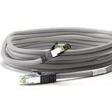 goobay Câble réseau S/FTP Cat.8.1 Gris, 0,25 mètre