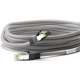 goobay Câble réseau S/FTP Cat.8.1 Gris, 1 mètre