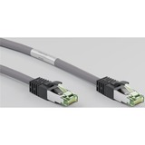 goobay Câble réseau S/FTP Cat.8.1 Gris, 1 mètre