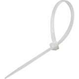 goobay Collier de serrage 200x2.5mm, Serre-câble Transparent, 100 pièces