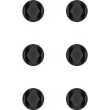 goobay Gestion des câbles 2 emplacements (mini), Guide-câble Noir, 6 pièces