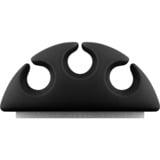 goobay Kit de gestion des câbles, Guide-câble Noir, 5 pièces