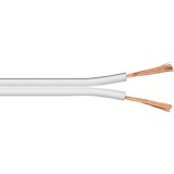 goobay LSK 2x1.5 - 10m câble audio Blanc Blanc, 10 m, Blanc