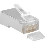 goobay Prise RJ-45 blindée Cat 5e, Prise de courant Transparent, En vrac