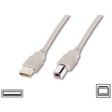 goobay USB-A 2.0 > USB-B, Câble Gris, 3 mètres