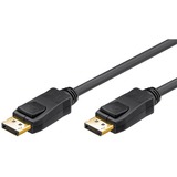 goobay USB-A 3.0 male > USB-C male 90°, Câble Noir, 3 mètres