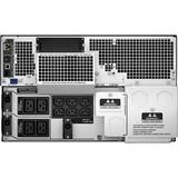 APC Alimentation de secours Smart-UPS On-Line 8000VA Noir, 6x C13, 4x C19, sortie 1 phase câblée, rackable, NMC intégrée, SRT8KRMXLI