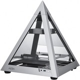 AZZA Pyramid Mini 806, Banc/show case Aluminium/Noir, 1x USB-A 3.2 (5 Gbit/s), 1x Audio, Window-kit