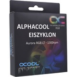 Alphacool Eiszyklon Aurora RGB LT, Ventilateur de boîtier Noir/transparent