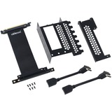 Cablemod CM-VPB-2DK-R Compartiment pour ordinateur Midi Tower Support de fixation GPU, Kit d'installation Noir, Midi Tower, Support de fixation GPU, Noir, 1 pièce(s), 1,8 m