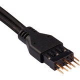 Corsair CC-8900244 câble d'alimentation interne 0,3 m, Câble d'extension Noir, 0,3 m, Mâle, Mâle, Droit, Droit, Noir